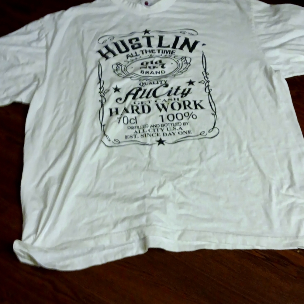 Icedout 4XL white tee shirt